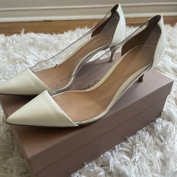 SOLD SOLD SOLD Size 11 Plexi 55 Pumps in White - Picture 6 of 6